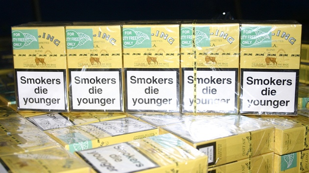Paerci do Plzn dovezli 84 tisc kus cigaret vyrobench v Rusku. 