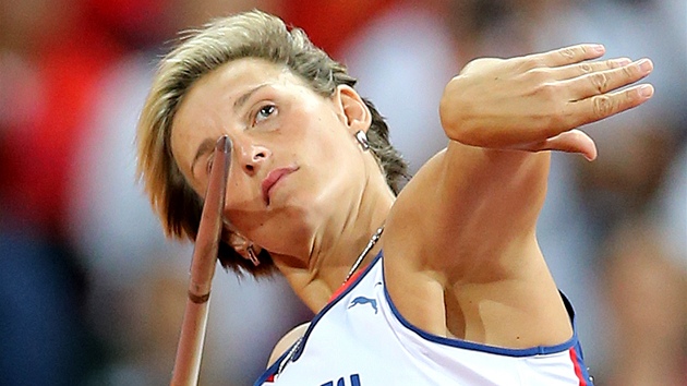 SOUSTEDN. Barbora potkov se rozebh ke svmu zlatmu pokusu na olympijskch hrch v Londn. 