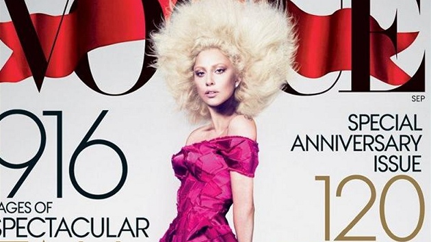 Lady Gaga na oblce Vogue (z 2012)