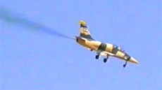 Bitevník L-39 Albatros v barvách syrské armády Bitevník L-39 Albatros v barvách syrské armády