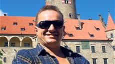 Viktor Souček na hradě Bouzov. Viktor Souček na hradě Bouzov.