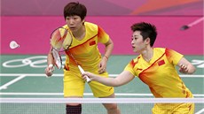 TREF TO DO SÍT. íanky Wang Siao-li a Jü Jang nasazené v olympijském turnaji