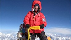 Pavel Bém na vrcholu Mt. Everestu