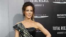 Kate Beckinsale na premiée filmu Total Recall