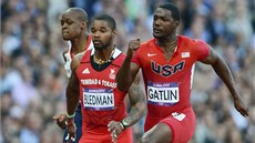 AMERICKÝ RYCHLÍK. Americký atlet Justin Gatlin vyhrál první olympijské