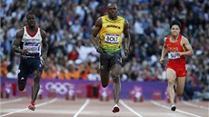 B̎Í PRO VÍTZSTVÍ. Jamajský sprinter Usain Bolt s pehledem vyhrál druhé
