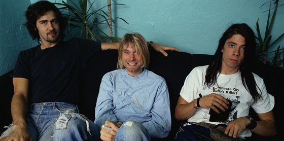 Legendární Nirvana: zprava Dave Grohl, Kurt Cobain a Krist Novoselic