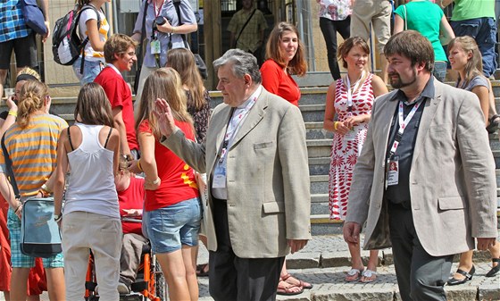 Dominik Duka ve áe nad Sázavou. 