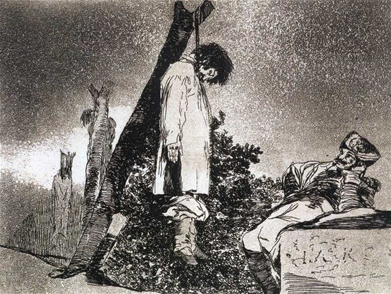 Francisco Goya: z cyklu Hrzy války