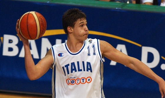 Danilo Gallinari v italském dresu - ilustraní foto