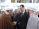Syrsk prezident Bar Asad se po msci objevil na veejnosti v rmci modliteb...