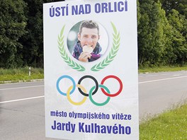 Ústí nad Orlicí vítalo bikera Jaroslava Kulhavého, který pivezl zlato z...