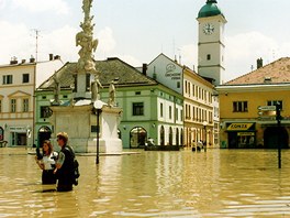 Zplavy v Uherskm Hraditi