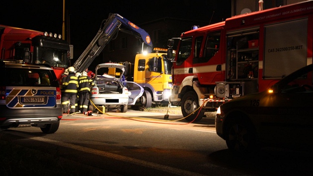 Tragick nehoda Fiatu Brava u Tlumaova.