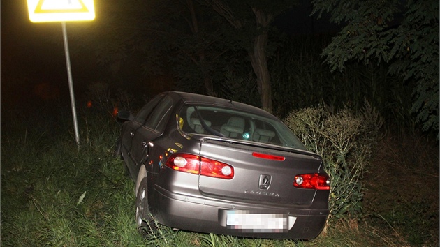 Pedjdn auto sjelo do pkopu a narazilo do stromu.