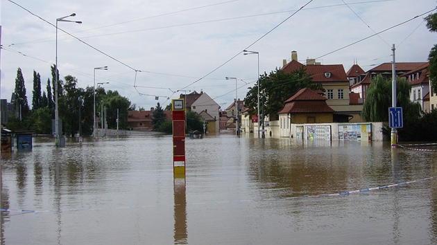 Zaplaven metro - stanice Malostransk