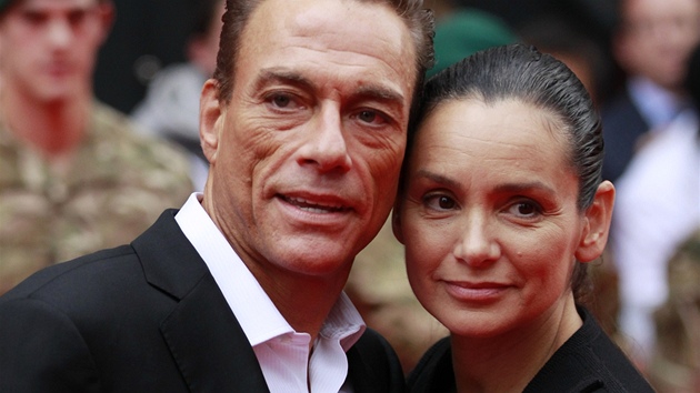 Jean-Claude Van Damme a jeho manelka Gladys Portuguesov