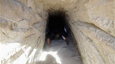 Jeden z tunel, které vedou pod hranicí mezi Egyptem a pásmem Gazy (10. srpna