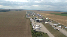 Přelet nad dějištěm Open Air Festivalu Přelet nad dějištěm Open Air Festivalu