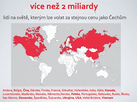 Nov tarify Vodafone