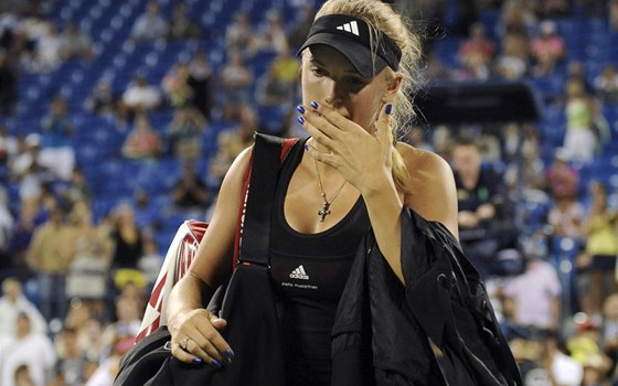 KONEC. Caroline Wozniacká vypadla na US Open v New Yorku v prvním kole.