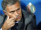 TAK SNAD U DNESKA VYHRAJEME. Trenr Jos Mourinho ped zpasem jeho Realu