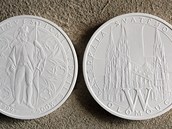 Detail sdrovch nvrh medaile dmu sv. Vclava od uznvanho sochae...