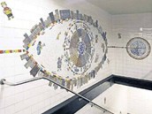 Petr Sís: Mozaika pro newyorské metro 2005 - Petr S&#237;s: Mozaika pro