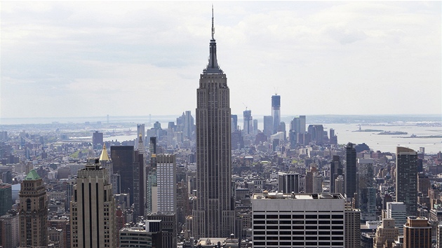 Empire State Building v New Yorku na archivnm snmku 