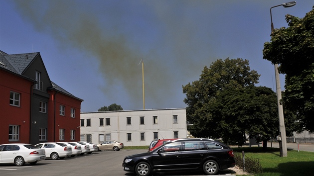 Rov mrak zplodin nad Pardubicemi (21. 8. 2012)