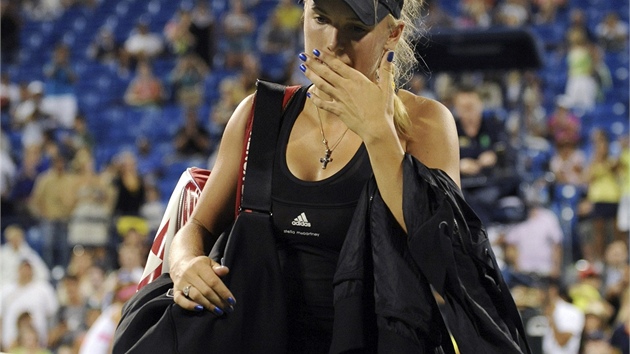 KONEC. Caroline Wozniack vypadla na US Open v New Yorku v prvnm kole.