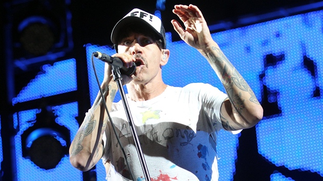 Red Hot Chili Peppers v praskm Edenu 27. 8. 2012 (Anthony Kiedis)