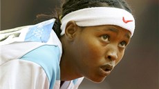 Somálská sprinterka Samia Júsuf Omarová v cíli olympijského závodu na 200 metrů Somálská sprinterka Samia Júsuf Omarová v cíli olympijského závodu na 200 metrů