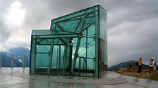 Originální stecha muzea na Monte Rita ve výce 2081 m