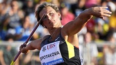 DALŠÍ TRIUMF. Barbora Špotáková vyhrála mítink Diamantové ligy v Lausanne. DALŠÍ TRIUMF. Barbora Špotáková vyhrála mítink Diamantové ligy v Lausanne.