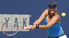 BEKHEND. Petra Kvitová ve finále turnaje v New Havenu. 