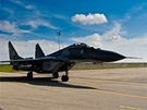 Polsk MiG-29 na litevsk zkladn iauliai (31. srpna 2012)
