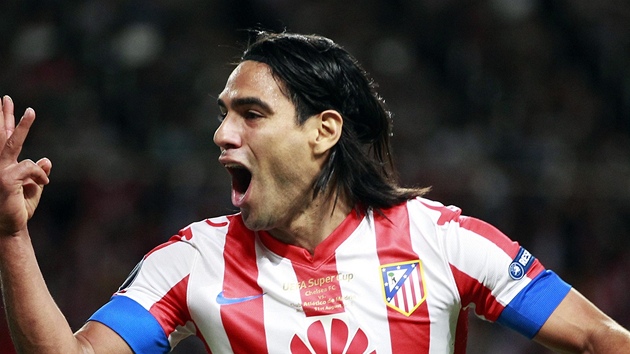 TI. Tolik gól nasázel Falcao z Atlétika Madrid za jediný poloas do sít