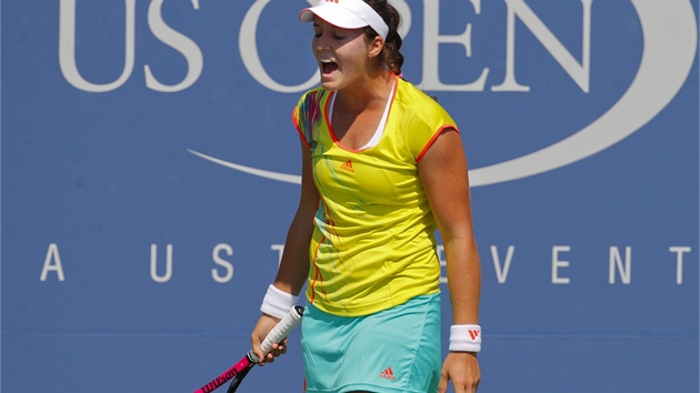BRITSK PEKVAPEN. Laura Robsonov si na US Open zahraje v osmifinle, u vyadila Kim Clijstersovou a tak Li Na.