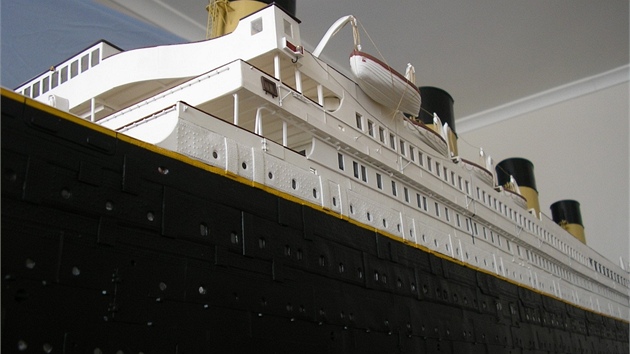 Replika Titaniku je pesn do poslednho detailu, jej autor kvli tomu prostudoval 150 dostupnch knih.