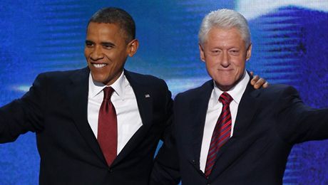Bývalý americký prezident Bill Clinton na sjezdu demokrat v Charlotte oznámil