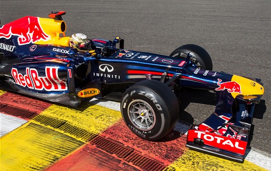 Sebastian Vettel s vozem Red Bull