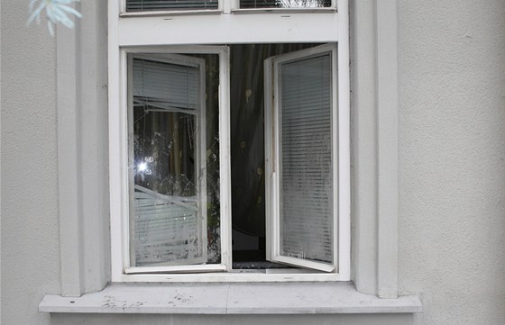 Zlodj vyskoil z bytu ve zvýeném pízemí oknem. Ilustraní snímek