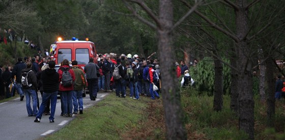 Havárie pi rallye (ilustraní foto)