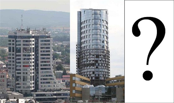 V Olomouci nyní stojí dv výkové budovy. Tetí plánuje postavit antovka,