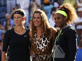 TAK HOLKY. Finalistky US Open - Viktoria Azarenková (vlevo) a Serena Willismová...