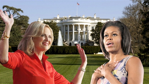Ann Romneyová a Michelle Obamová