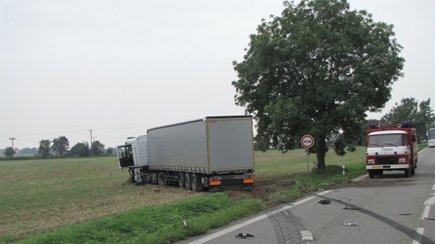 Nehoda mezi Hradcem Krlov a Chlumcem nad Cidlinou (3. 9. 2012)