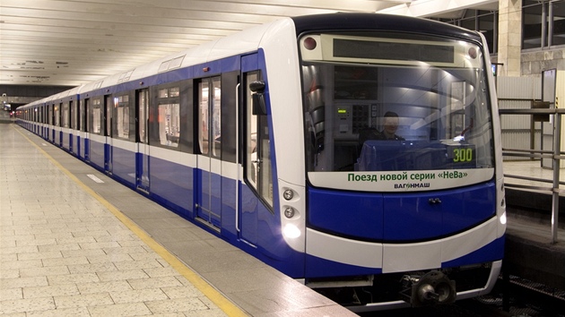 V Petrohrad budou cestující vozit soupravy metra NVa vyrobené v Plzni. Na