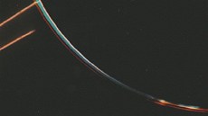 Jeden z objev Voyageru 1: prstence Jupiteru. Sice slabé, ale viditelné.